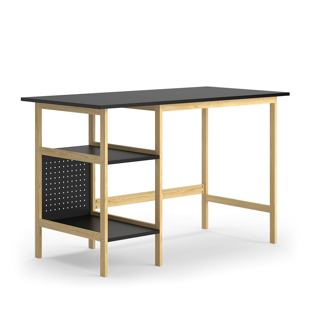 bureau  noir 120x75cm