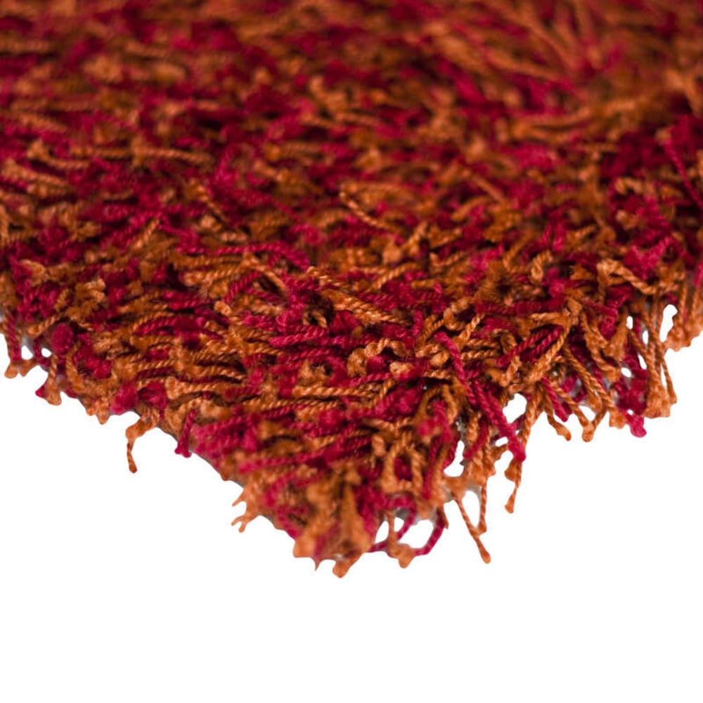 Tapis shaggy terra/rouge 120x170 - Maisons du Monde