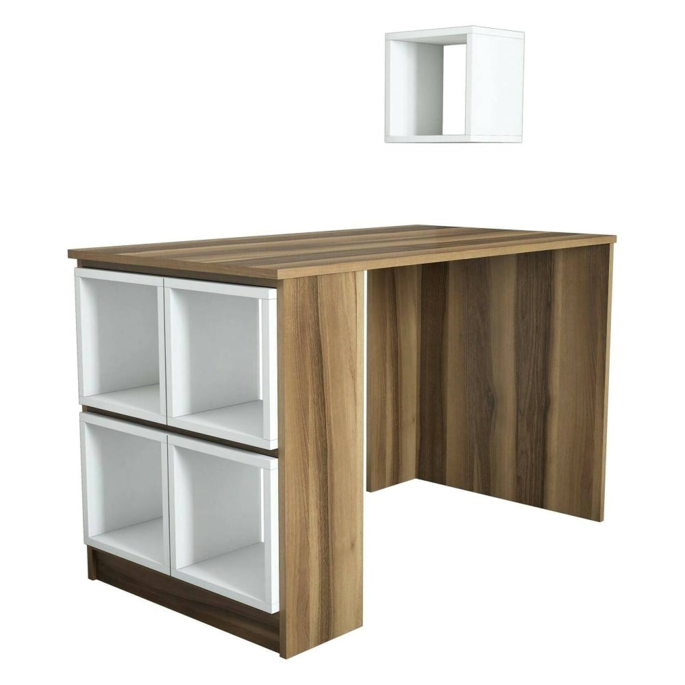 Bureau en bois noyer