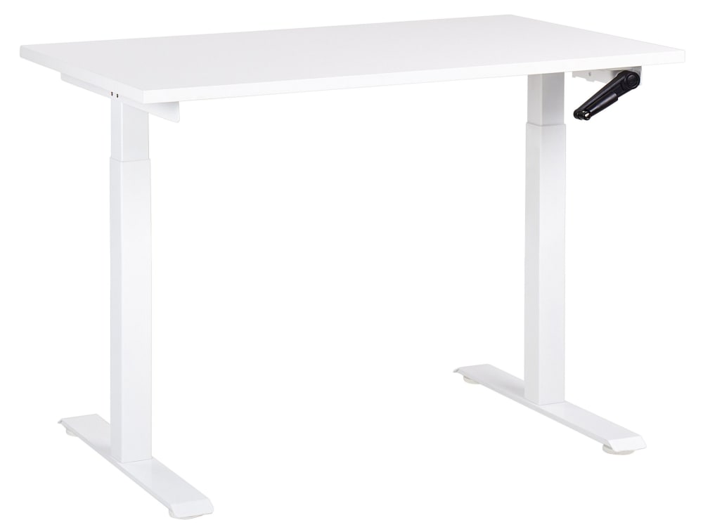 Bureau à hauteur réglable 120 x 72 cm blanc Bureau à hauteur réglable 120 x 72 cm blanc
