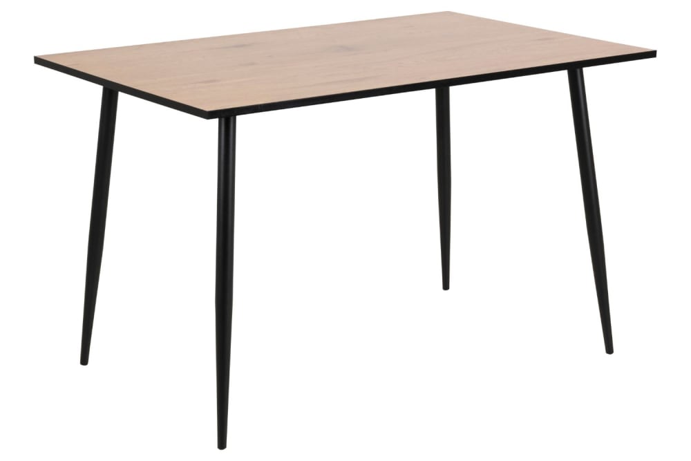 Esstisch für 4 Personen aus Holz und Schwarz 120cm - Maisons Du