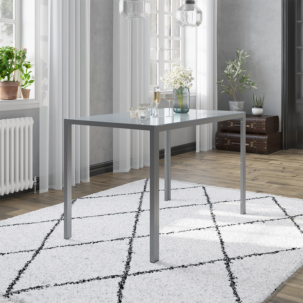 Esstisch, Grau 120 x 70cm - Maisons Du Monde