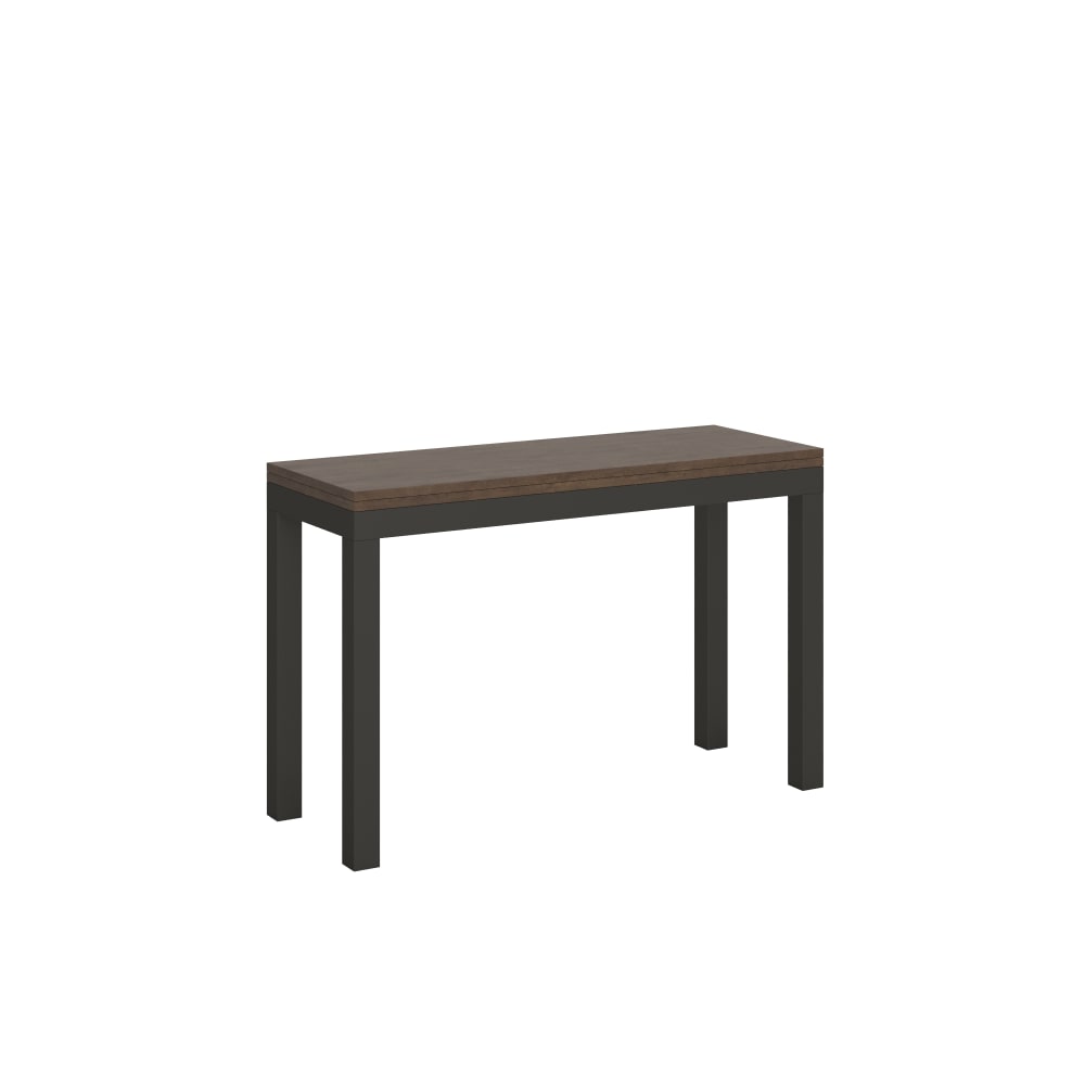 Table extensible portefeuille - noyer