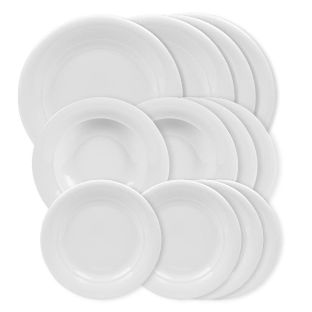 Service d'assiettes 12 - porcelaine