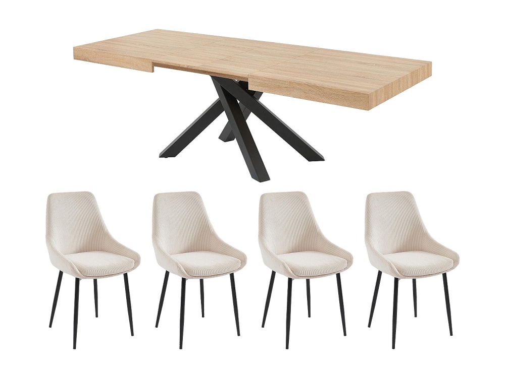 Ensemble table et chaises - places