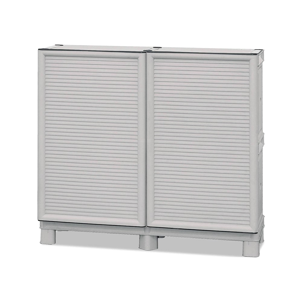 Armoire Ext. Plastique Gris 100x39x92h cm