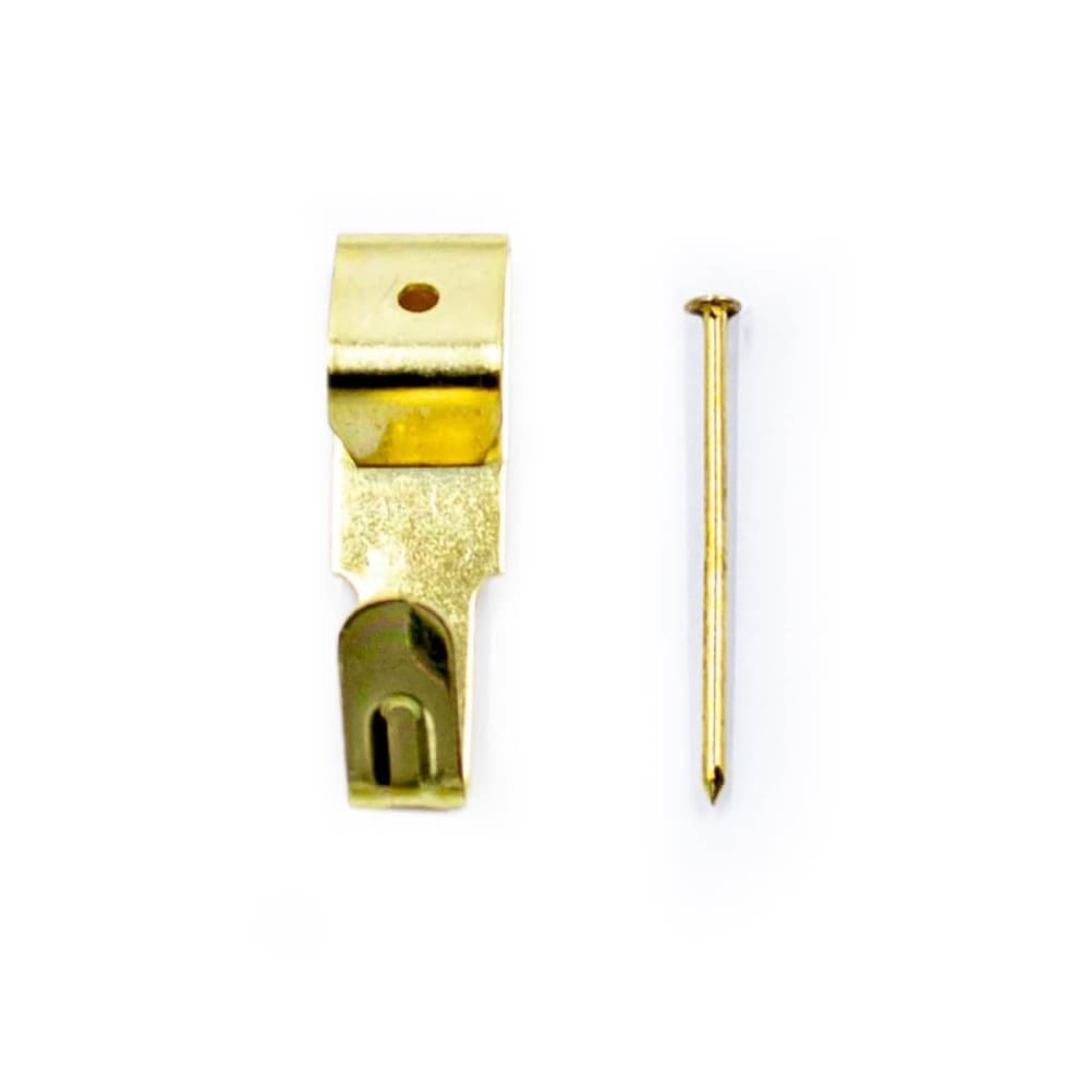 Lot de 12 crochets à tableau  n°2 pour 10 Kg métal