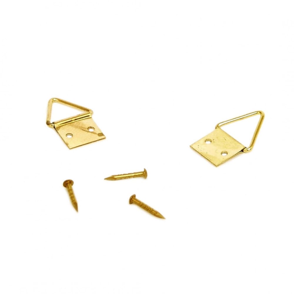 Lot de 12 attaches triangulaires 12 mm pour 3 kg métal