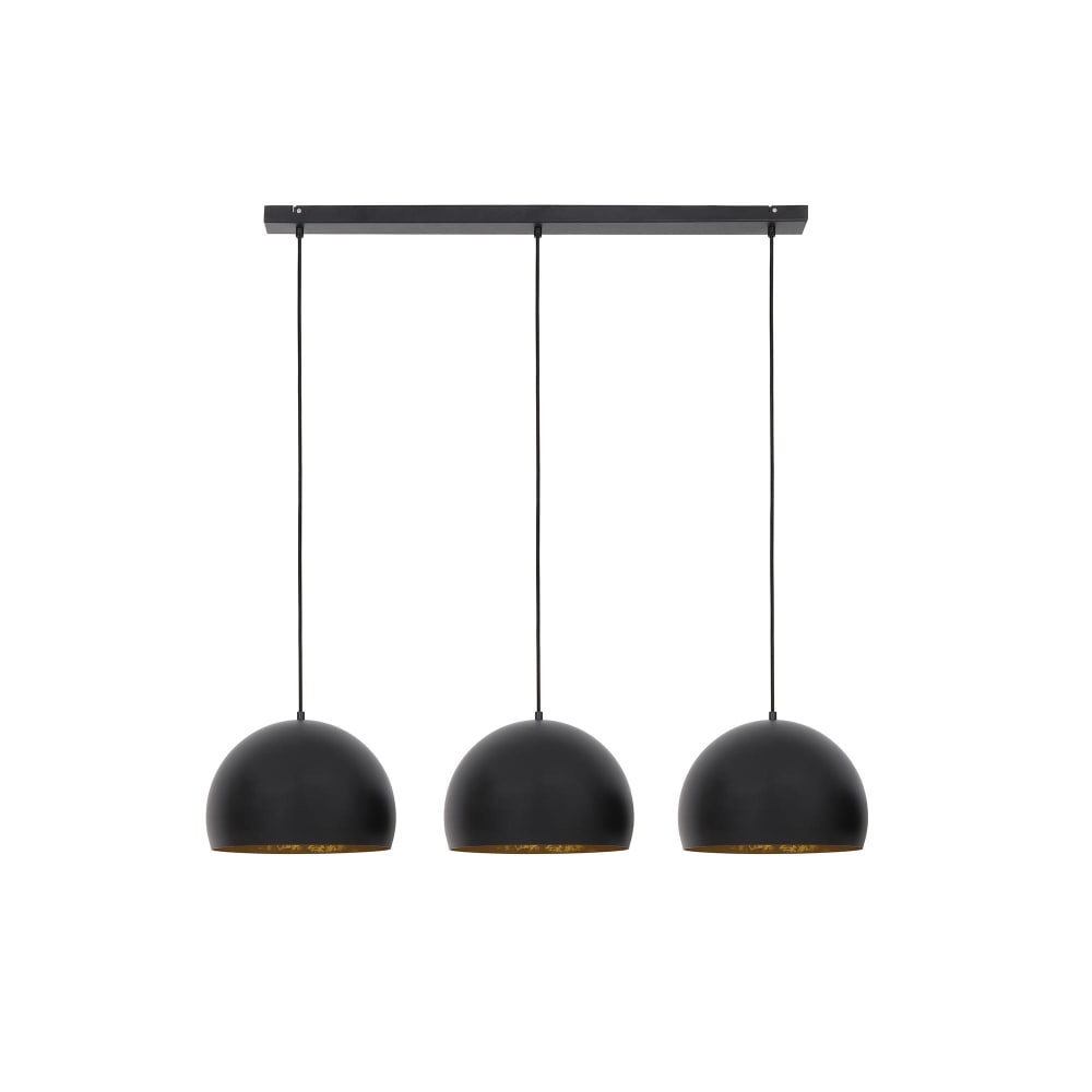 suspension métal noir