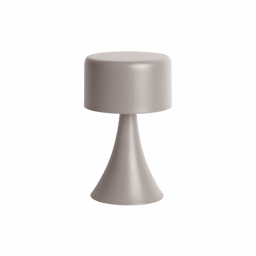 Lampe de Table fer gris 12.5x12.5x21cm