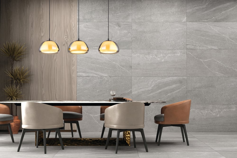 Suspension métal noir mat, 120cm — vue 3