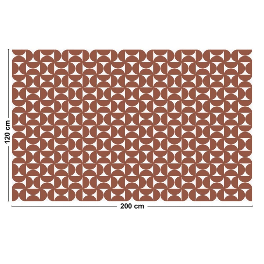 Tapis antidérapant - vinyle - int./ext. - ocre - 120x200cm — vue 3