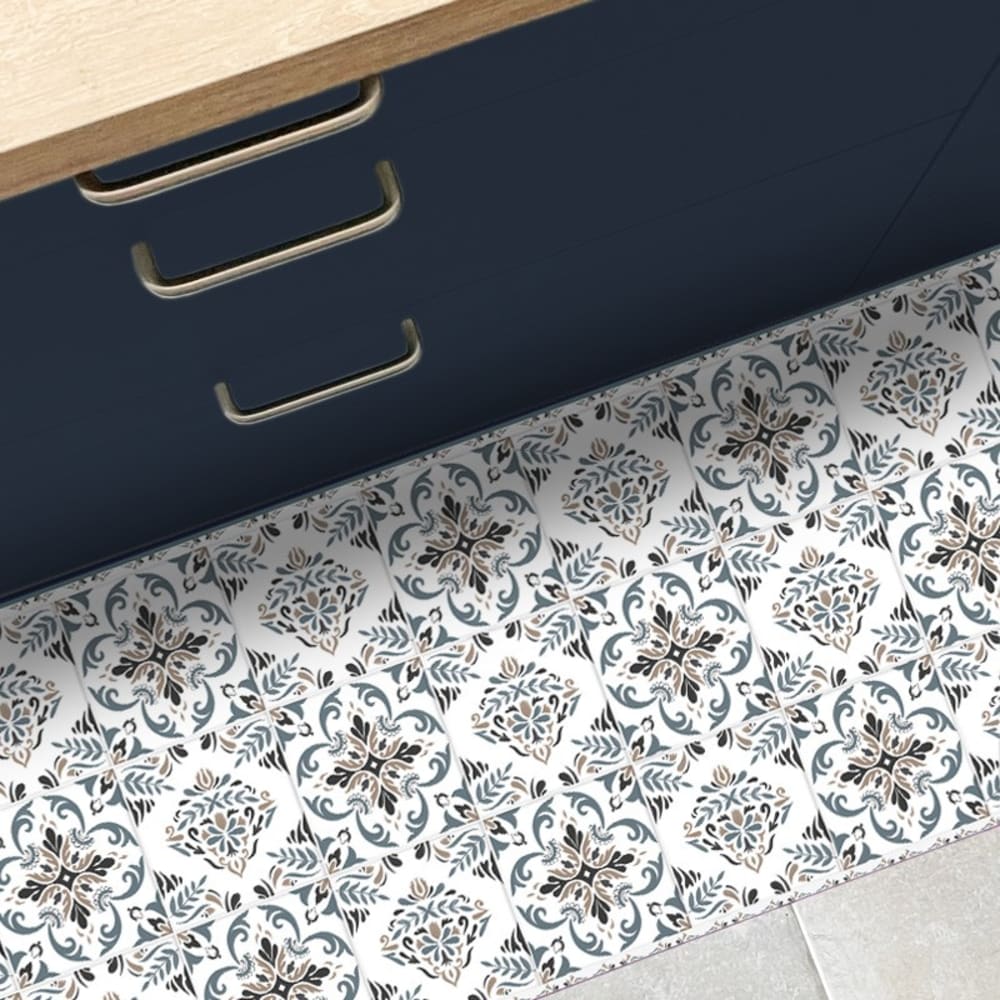 Tapis antidérapant - vinyle - int./ext. - Multicolore - 120x200cm