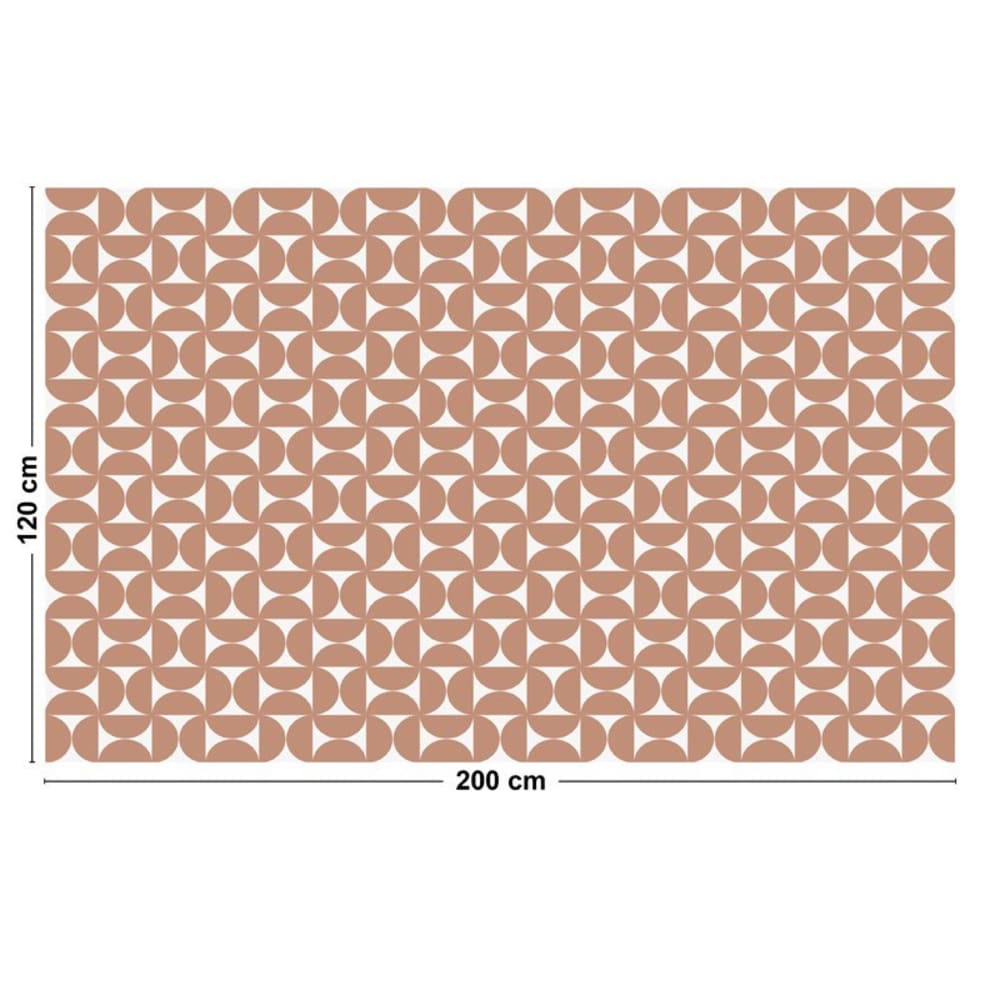 Tapis antidérapant - vinyle - int./ext. - terracotta - 120x200cm — vue 3