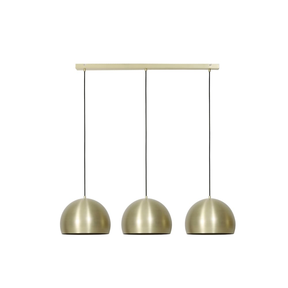 Suspension métal couleur or 120x33x25cm