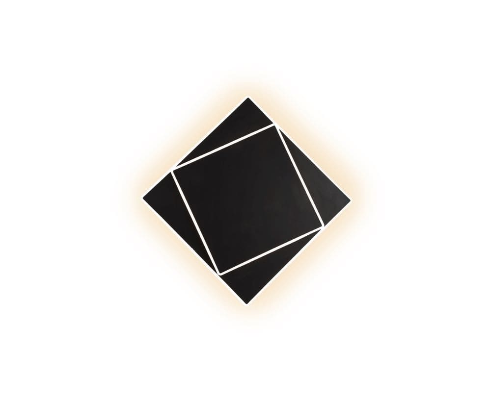 Applique murale Led noire
