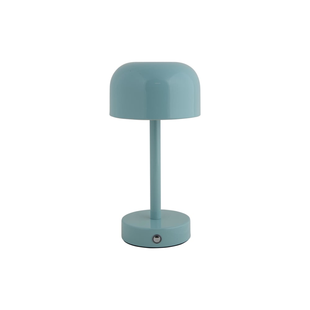 Lampe de table fer bleu 12.5x12.5x24.5cm — vue 3