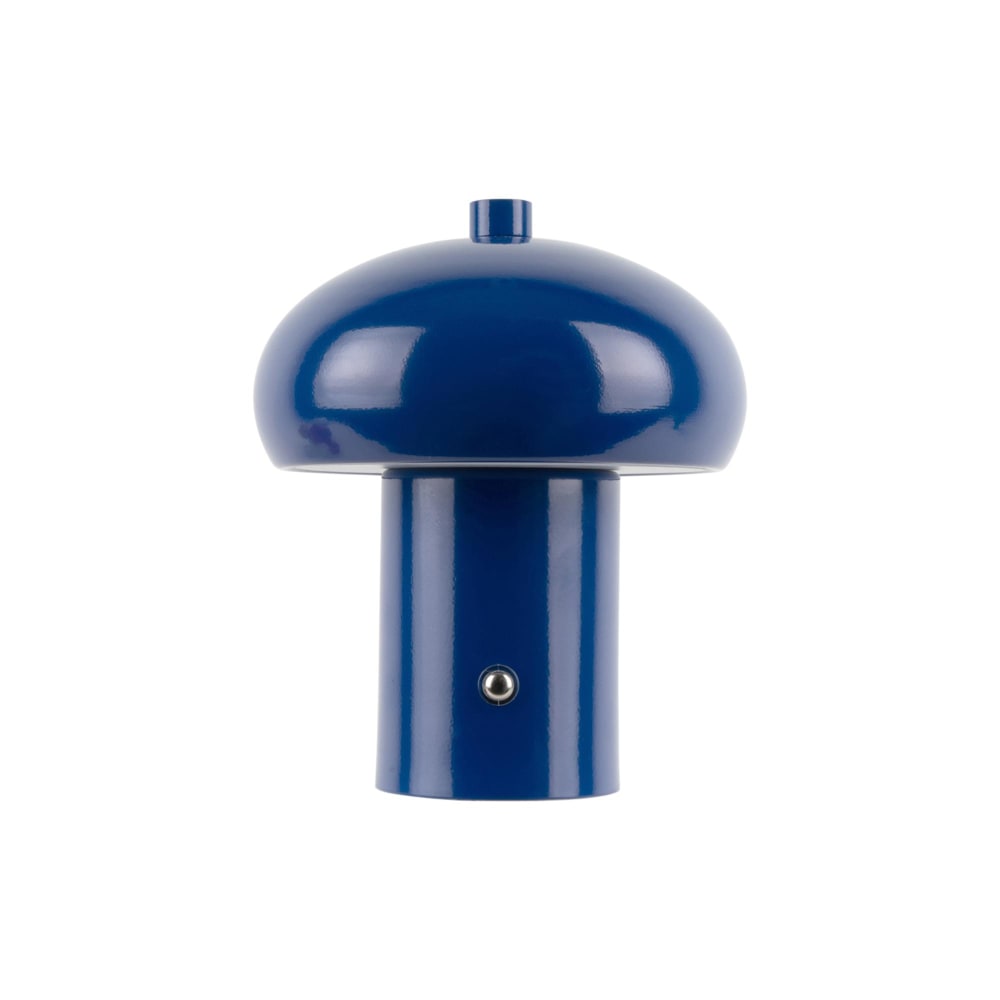Lampe de Table métal bleu 12.5x12.5x15cm