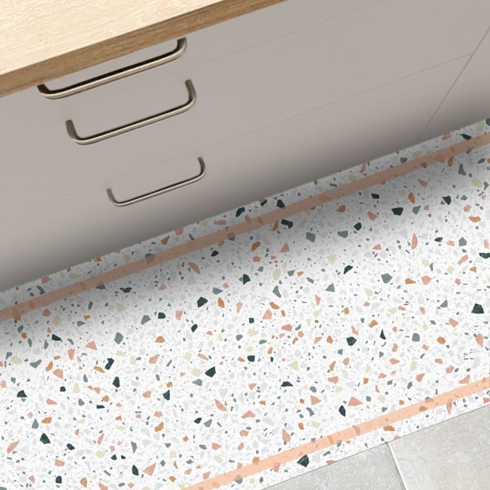 Tapis antidérapant - vinyle - int./ext. - Multicolore - 120x200cm