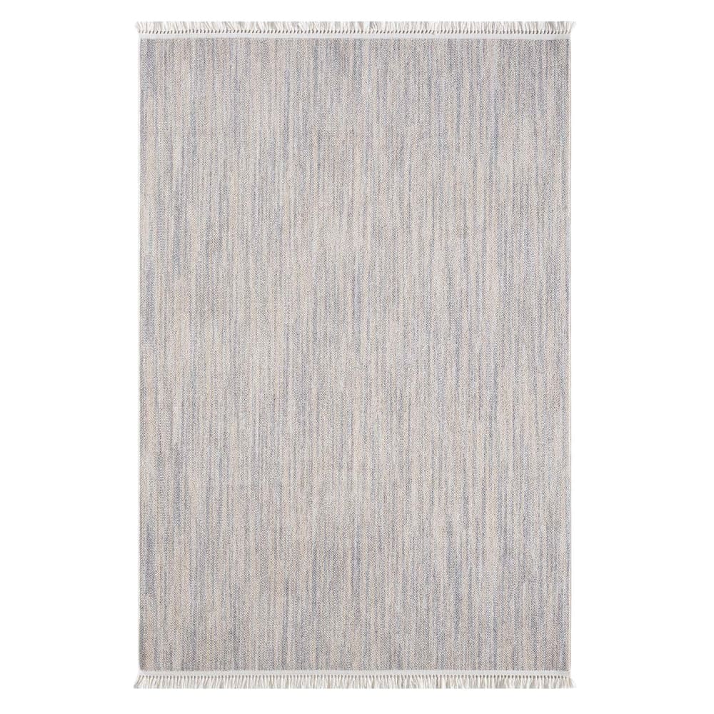 Tapis Nova laineux à franges Gris 120x170cm