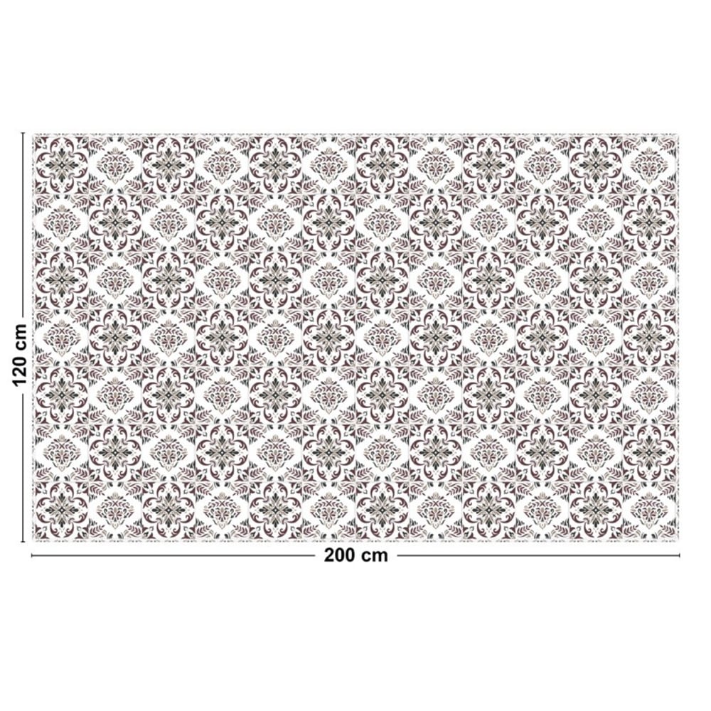 Tapis antidérapant - vinyle - int./ext. - multicolore - 120x200cm — vue 3
