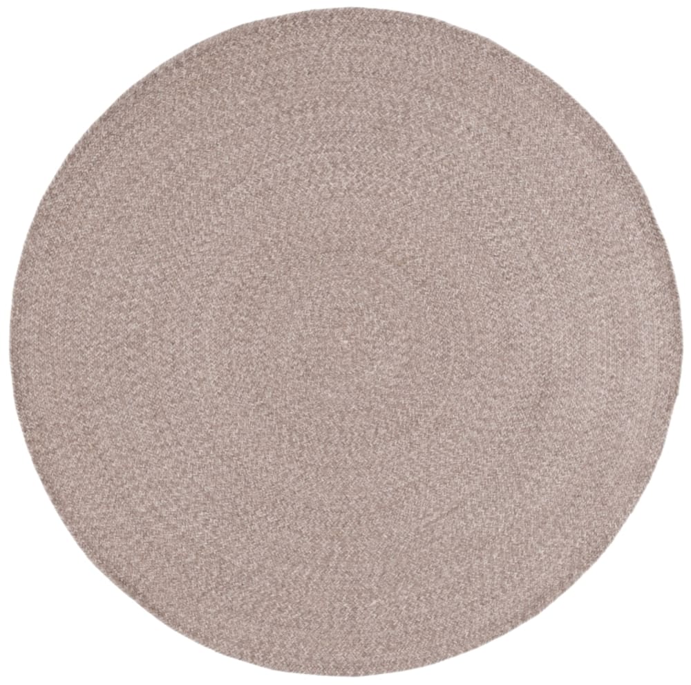 Tapis pays rustique ferme en coton blanc/beige, 122 cm