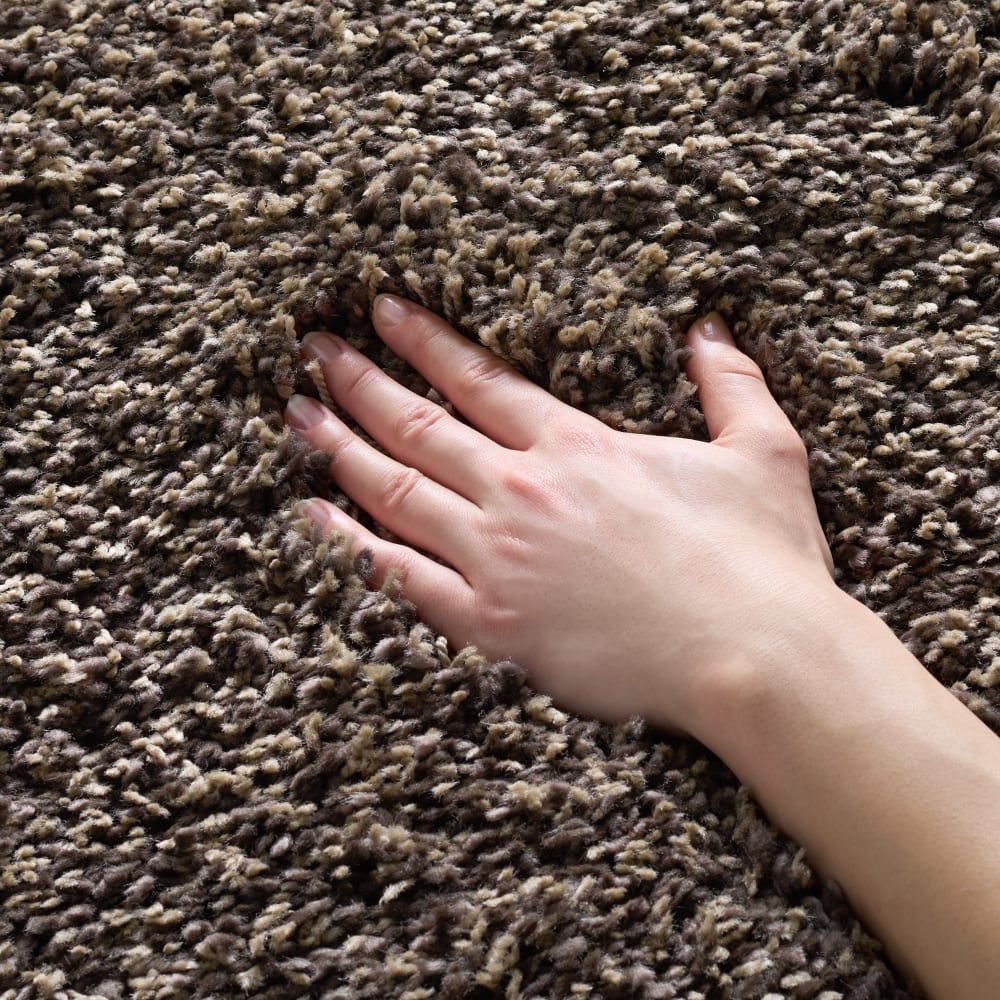 Tapis en polypropylène brun, 122 x 183 cm — vue 3