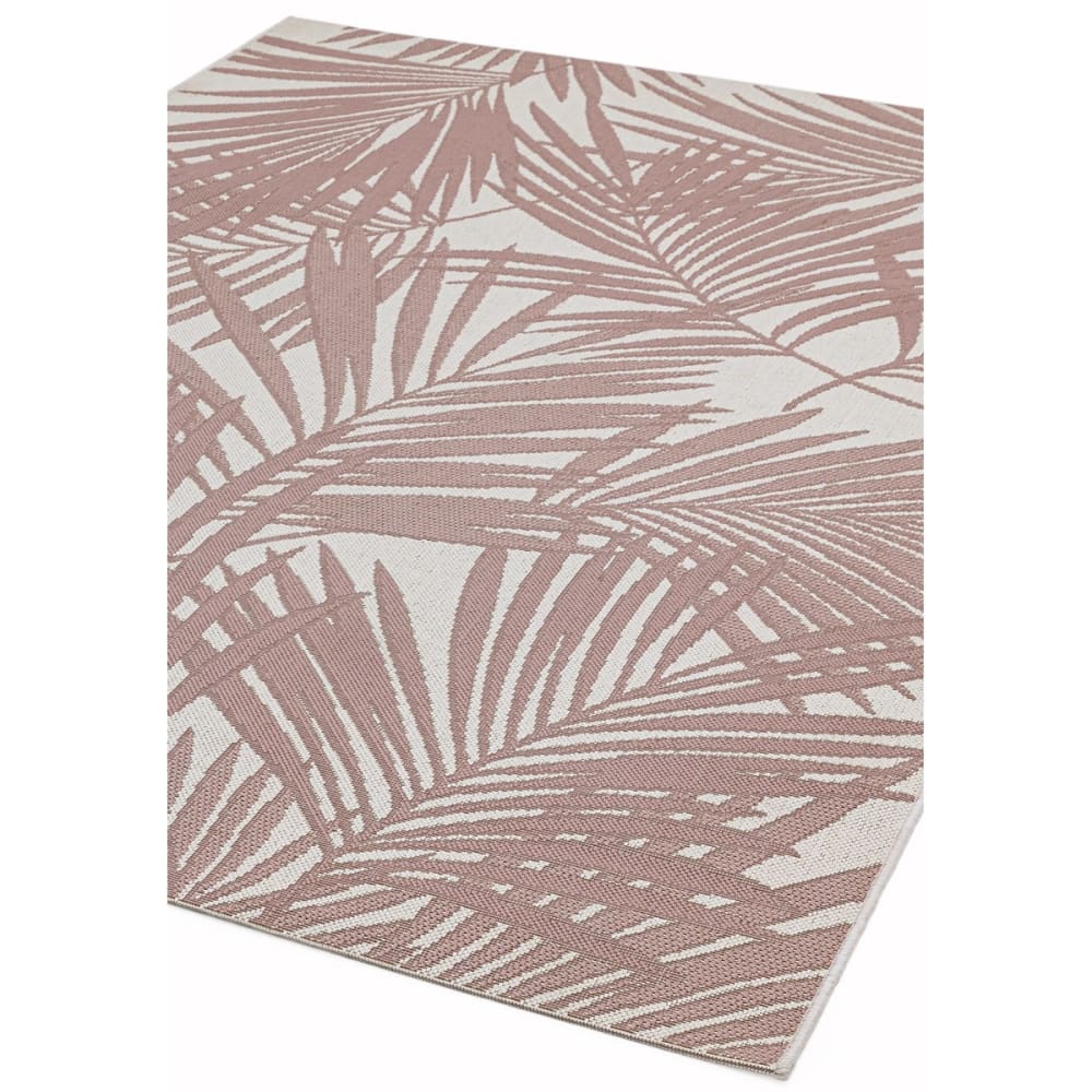Tapis intérieur extérieur en polypropylène rose 120x170 cm — vue 3