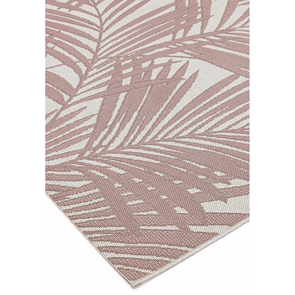 Tapis intérieur extérieur en polypropylène rose 120x170 cm — vue 4