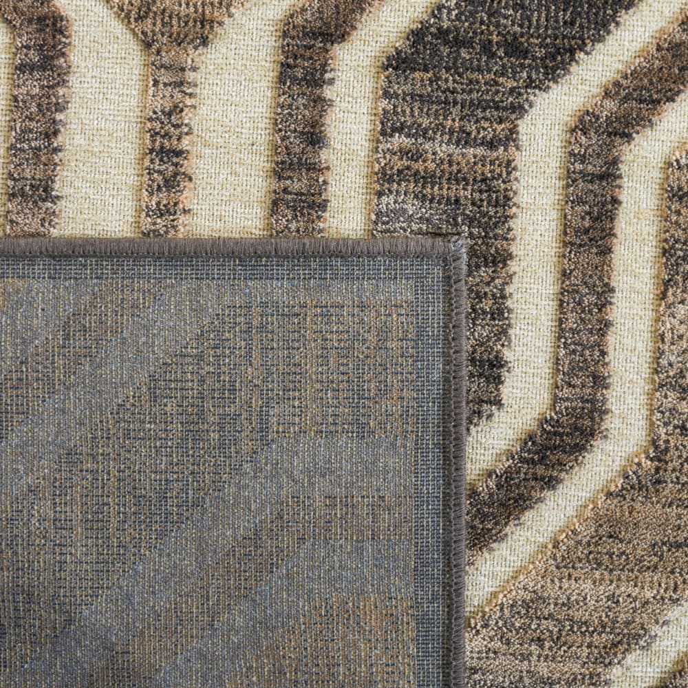 Tapis de transition en viscose gris/beige, 79 x 122 cm — vue 3