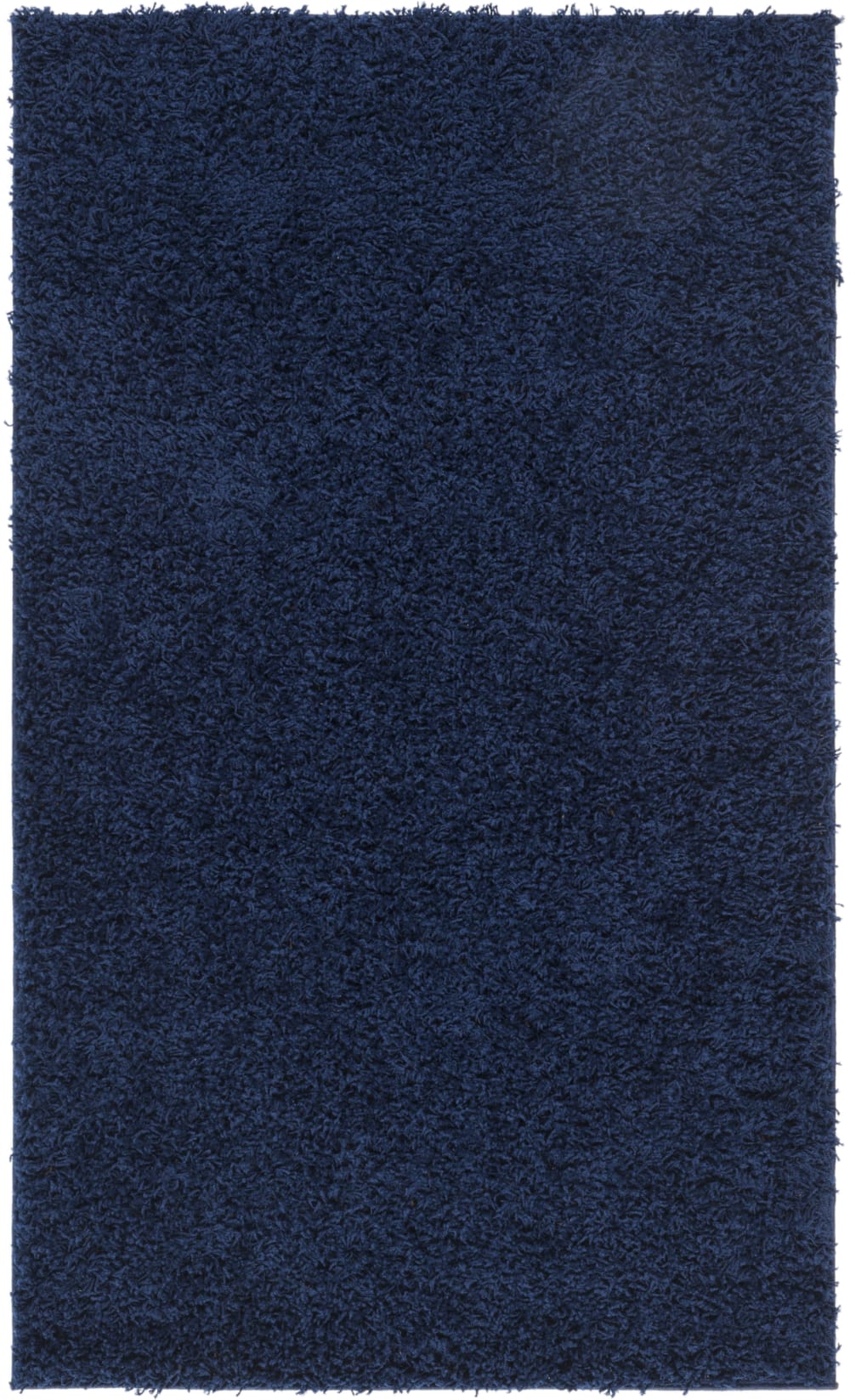 Tapis shag en polypropylène bleu, 122 x 183 cm