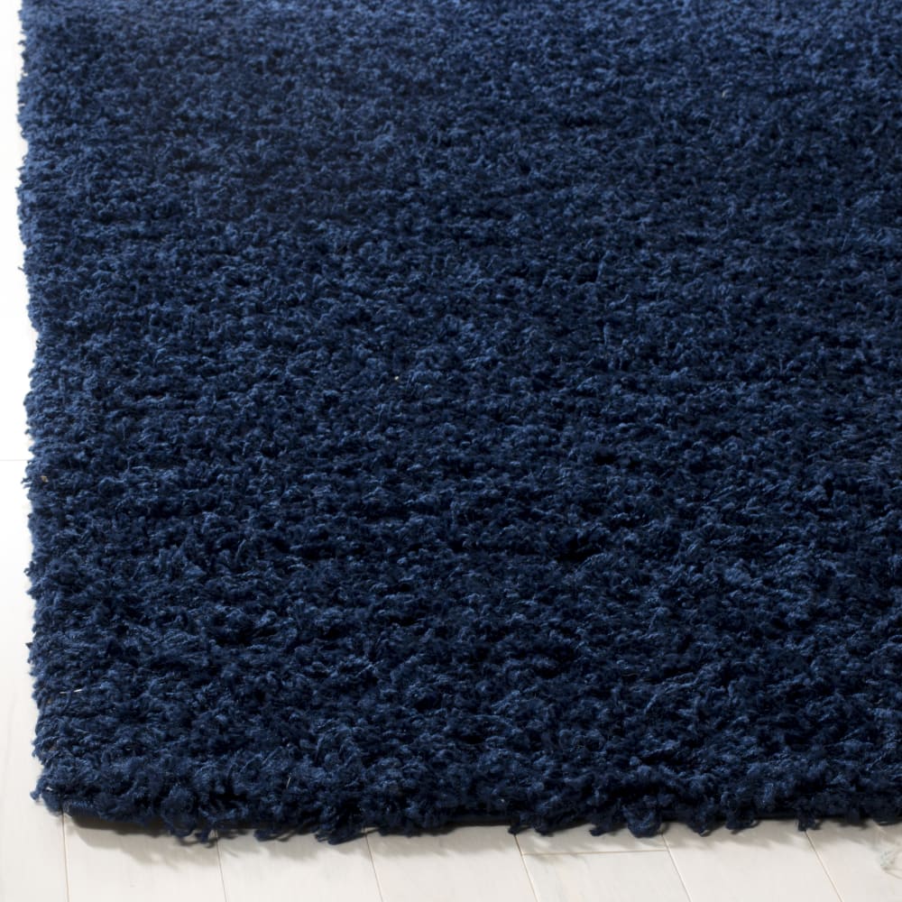Tapis shag en polypropylène bleu, 122 x 183 cm — vue 4
