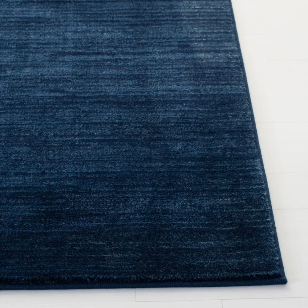 Tapis solide et tonale en polypropylène bleu, 66 x 122 cm — vue 3