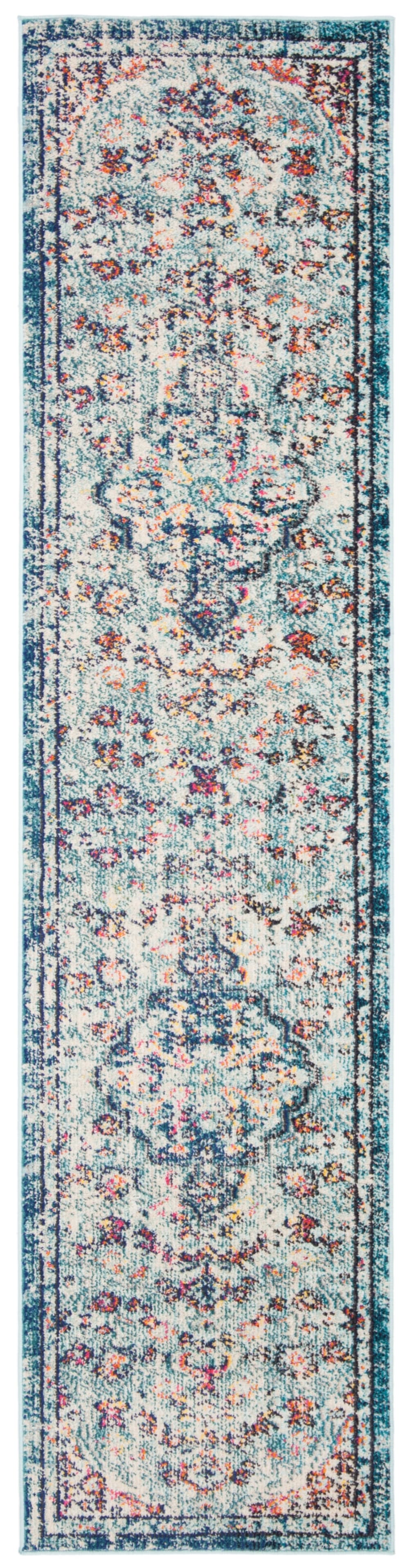 Tapis de transition en polypropylène bleu, 66 x 122 cm