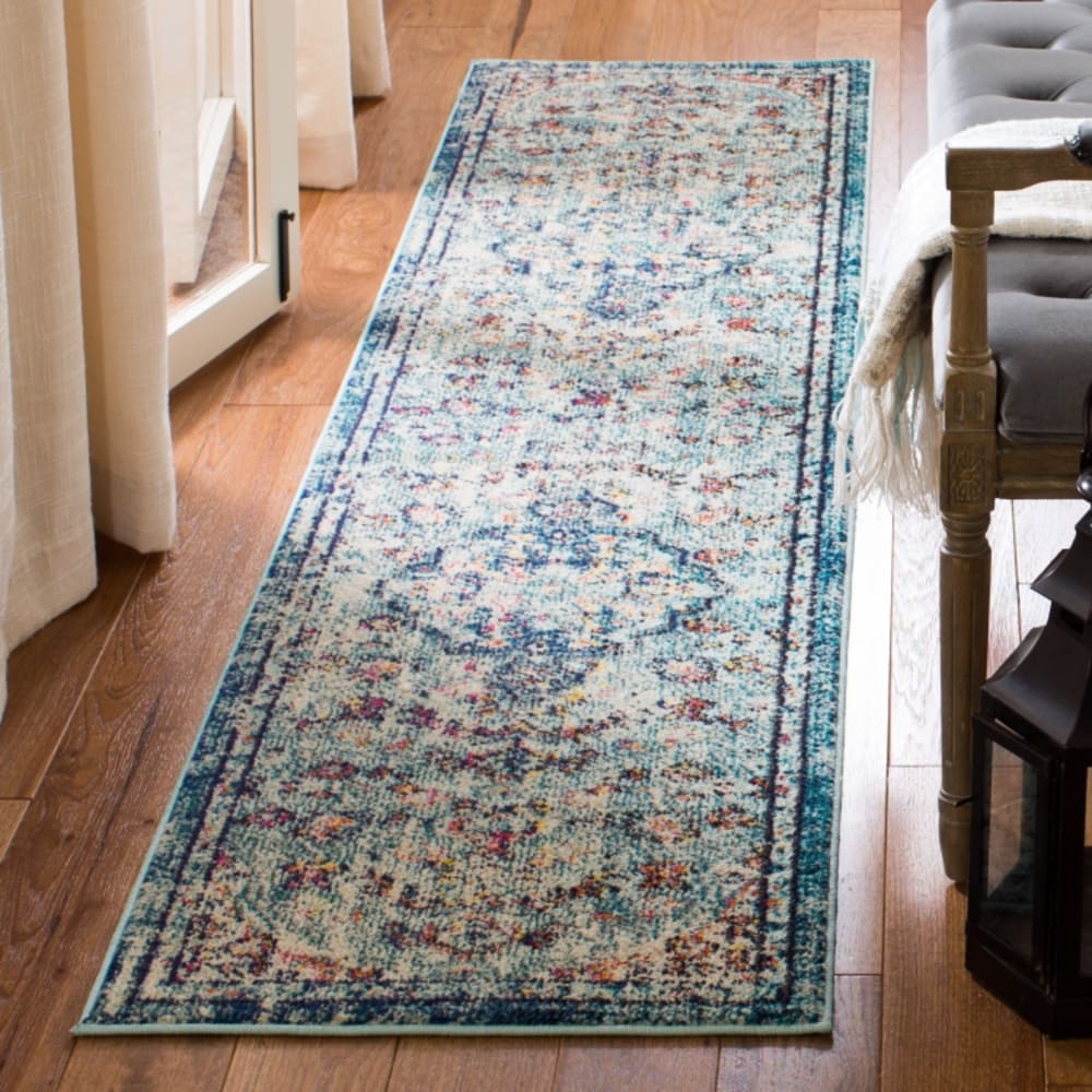 Tapis de transition en polypropylène bleu, 66 x 122 cm — vue 3