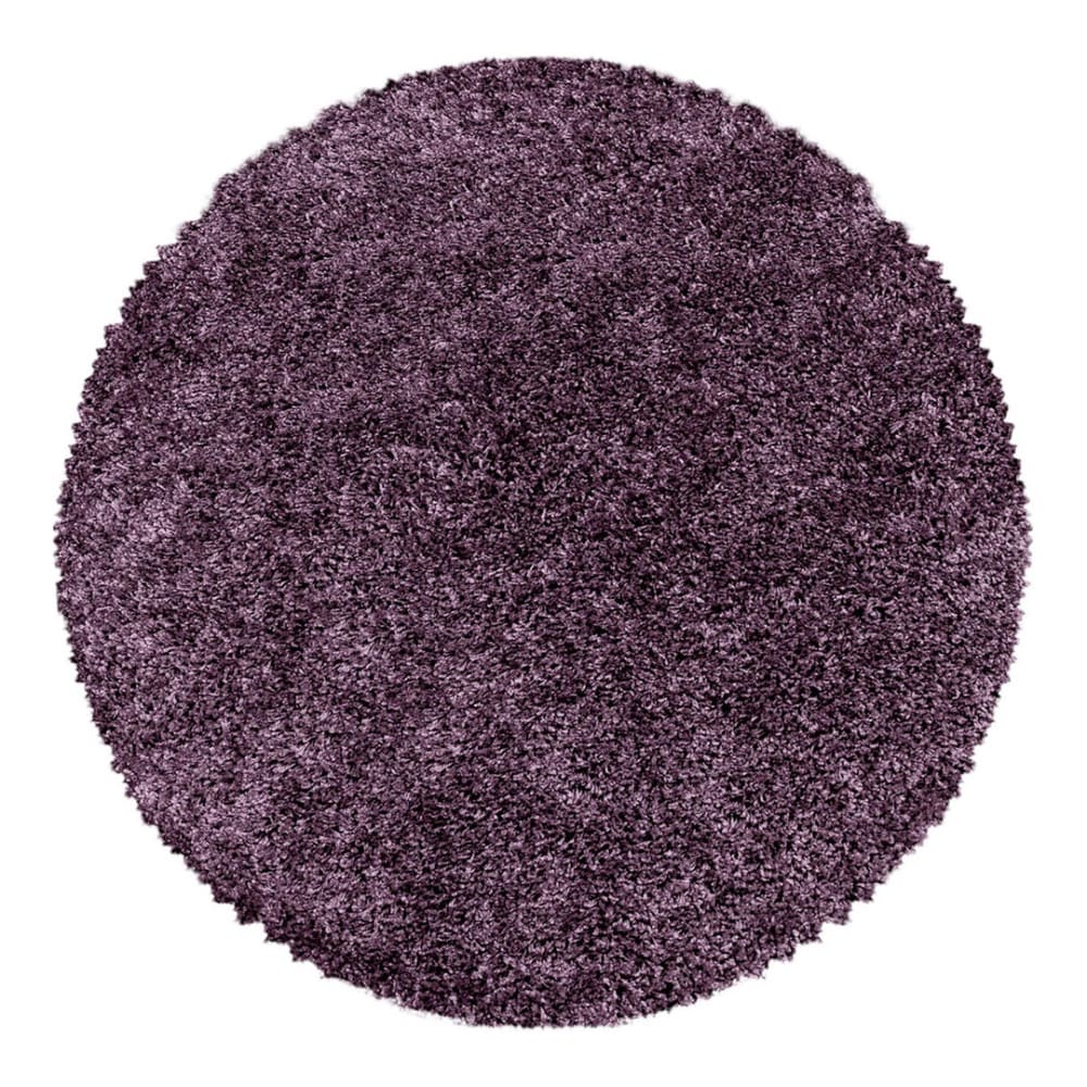 Tapis uni design en polypropylène violet Ø 120