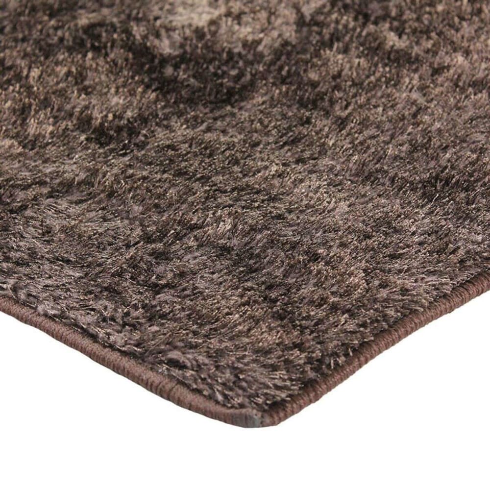Tapis effet brillant extra-doux marron 120x170 — vue 3