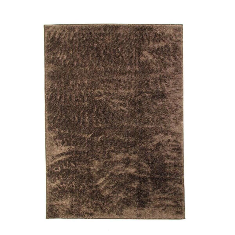 Teppich Glanzeffekt extraweich Braun 120x170 - Maisons Du Monde