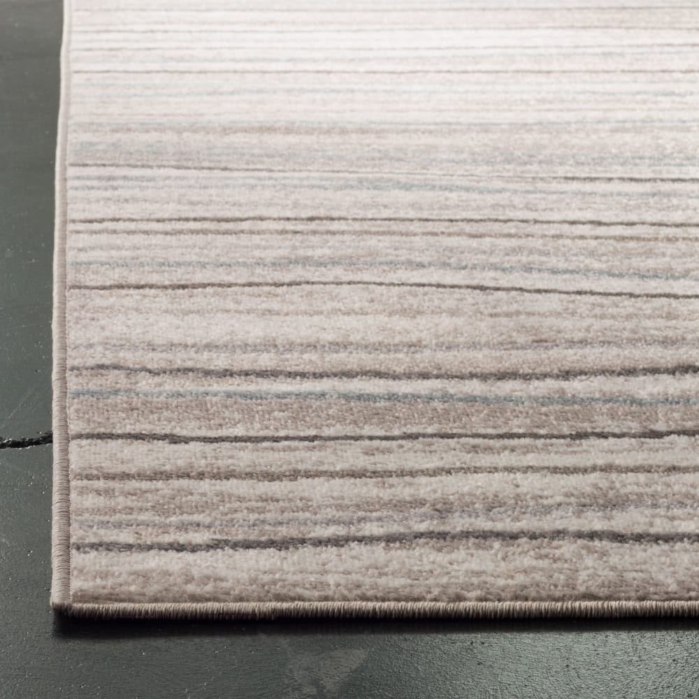 Tapis vague de bande moderne en polypropylène beige, 122 x 183 cm — vue 4