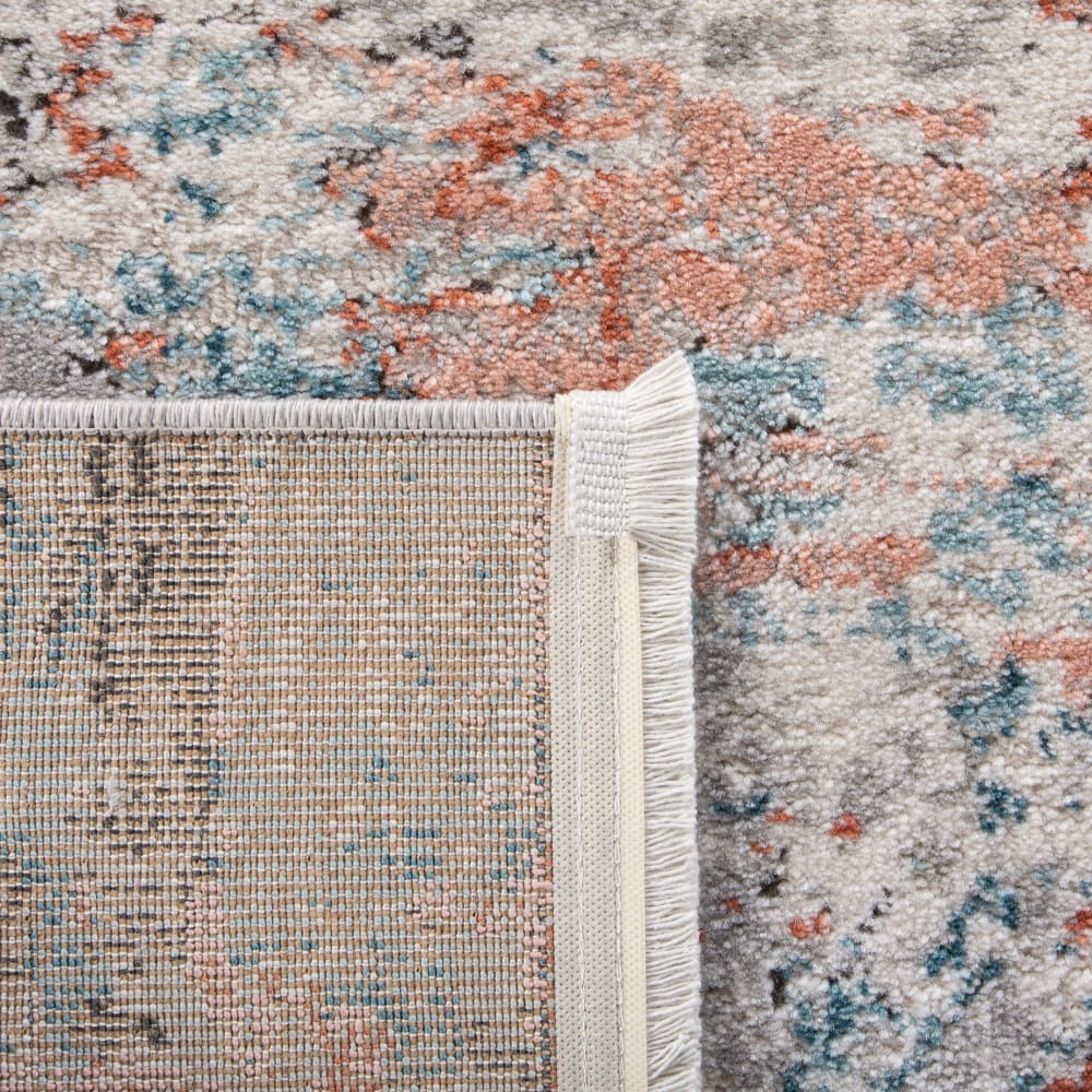 Tapis contemporain en polypropylène gris/rose, 122 x 183 cm — vue 4