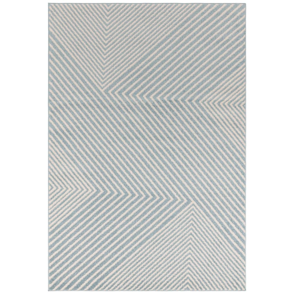 Tapis en polypropylène bleu ciel 120x170 cm