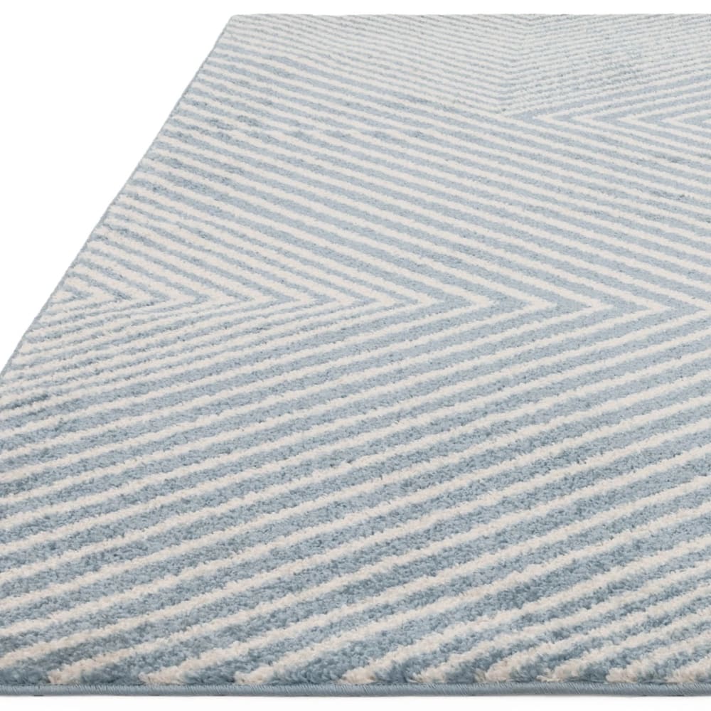 Tapis en polypropylène bleu ciel 120x170 cm — vue 3