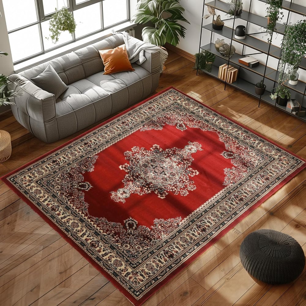 Tapis d'orient ehsan rouge 120 x 170 cm — vue 3