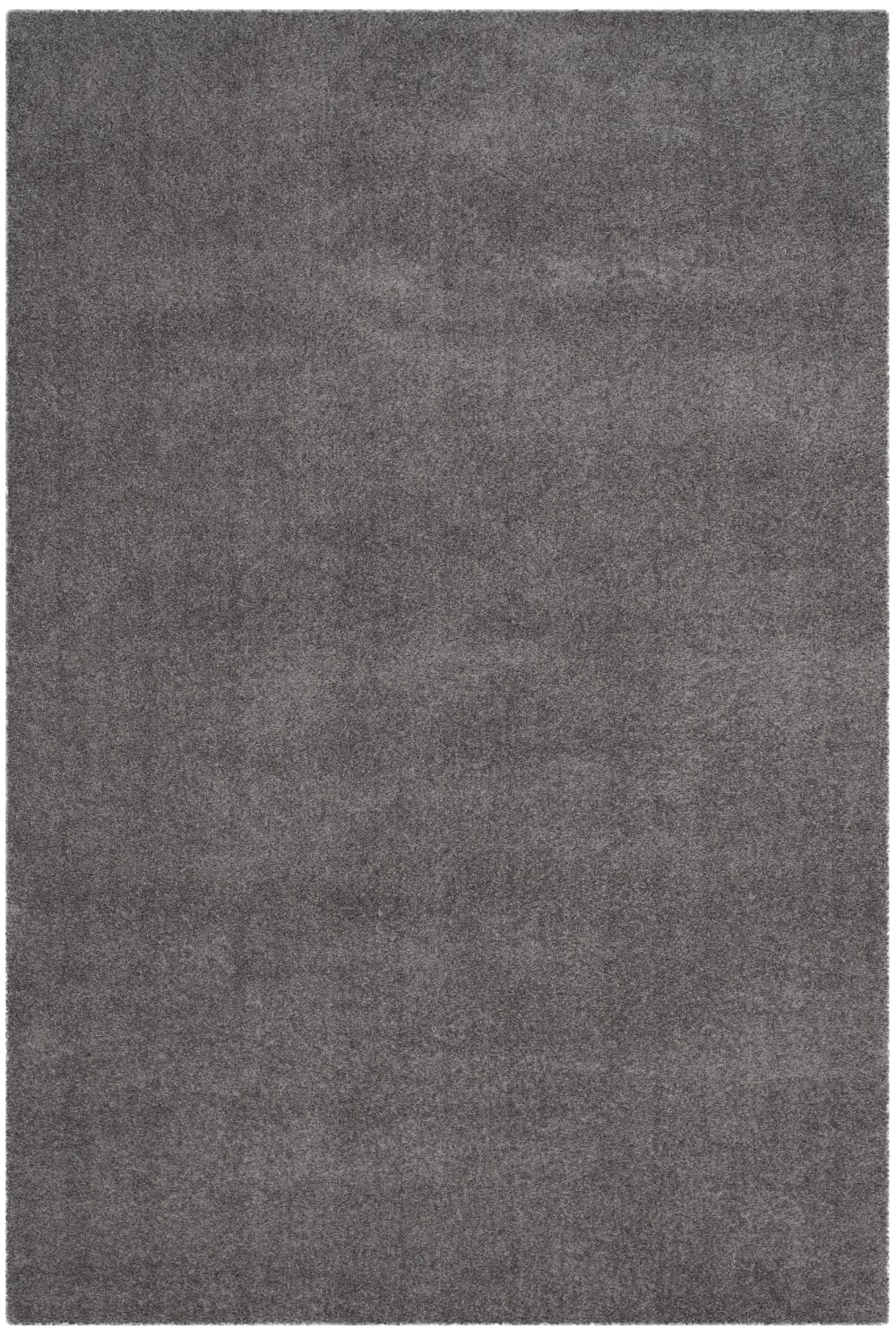 Tapis shag en polyester gris, 122 x 183 cm