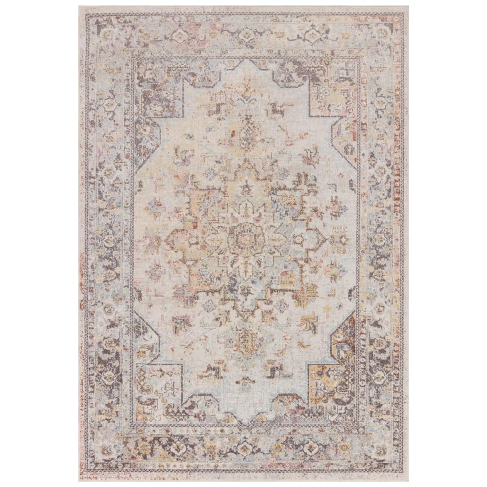 Tapis de salon en polypropylène beige 120x170 cm