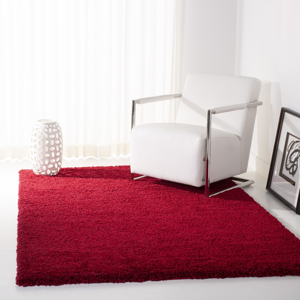 Tapis en polypropylène rouge, 122 x 183 cm — vue 4