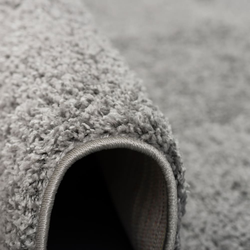 Tapis shaggy uni gris 120x170 cm — vue 4