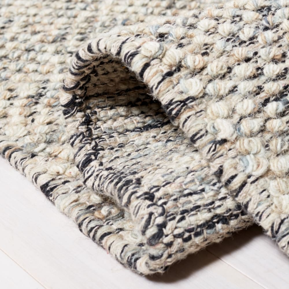 Tapis contemporain en laine brun/gris, 122 x 183 cm — vue 4