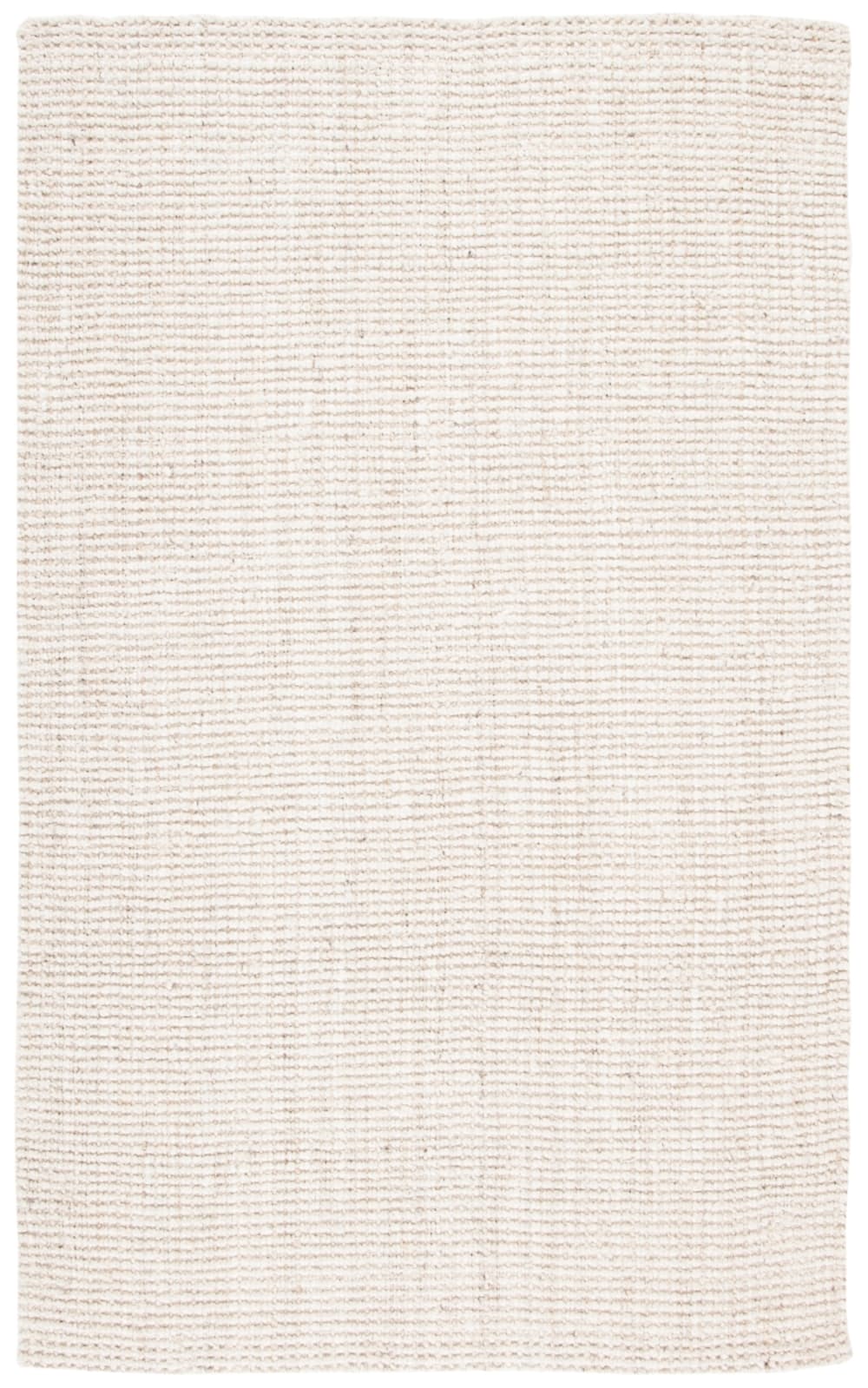 Tapis en jute blanc, 122 x 183 cm