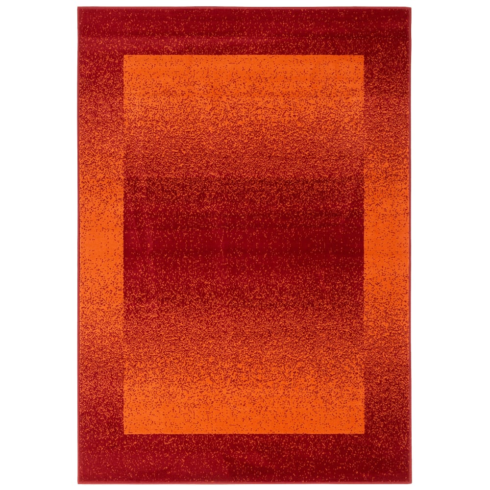 Tapis velours moderne rouille 120x170 cm
